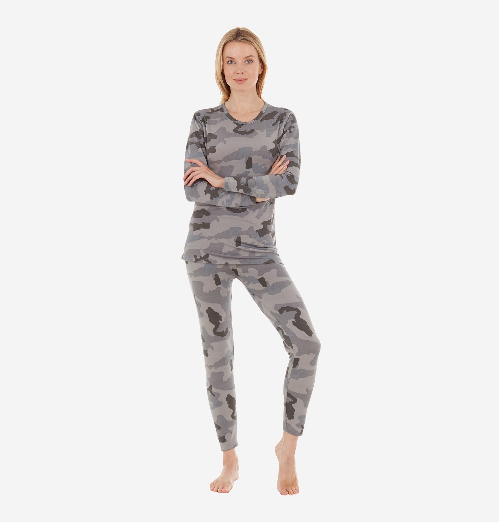 Women s Print Thermal Set