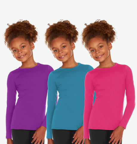 Girl's Thermal Shirts 3 Pack