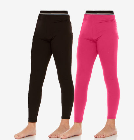 Girl's Thermal Bottoms 2 Pack