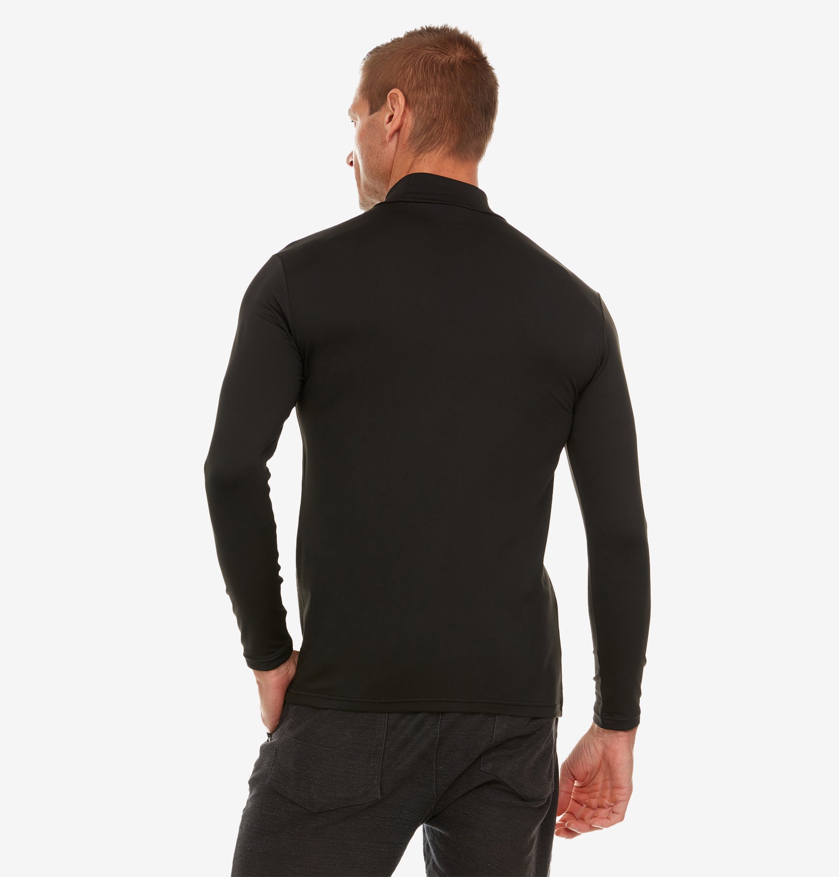 Mock neck thermal top on sale