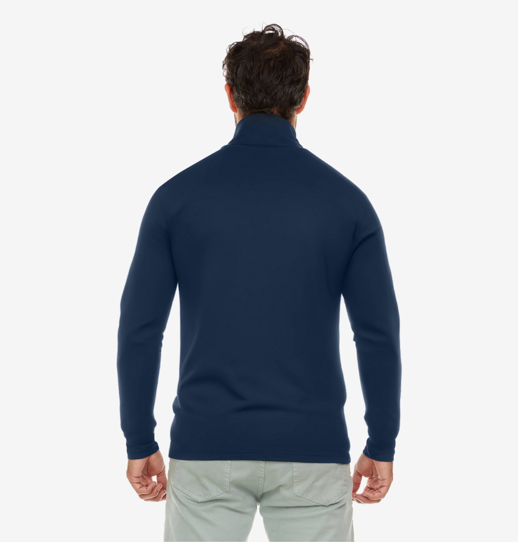 Mens turtle neck thermal top hot sale