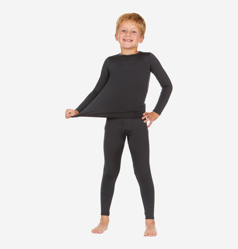 Thermajohn Charcoal Thermal Underwear For Boys Long Johns Set Winter Wear Gift